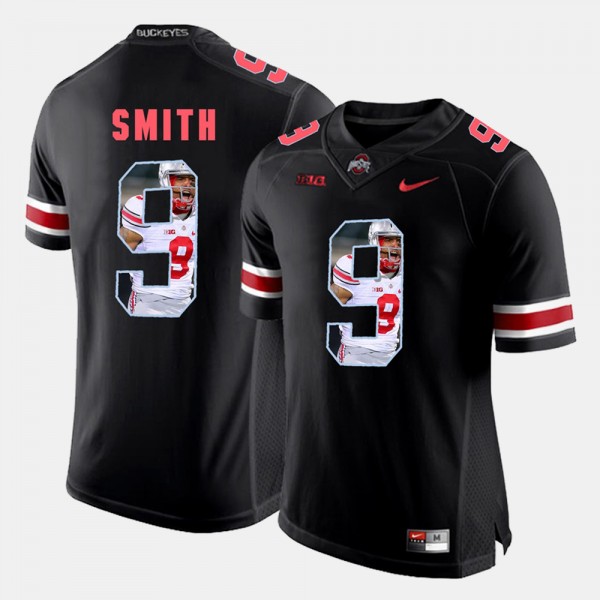 Ohio State Buckeyes Devin Smith Men's #9 Black Pictorial Fashion College Football Jersey 2404OLQG0